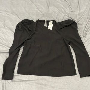 H&M medium black blouse